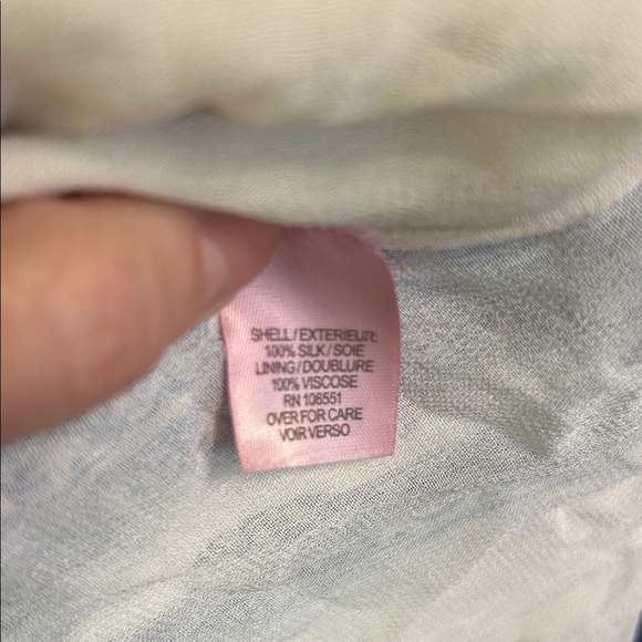 Calypso St. Barth sz S blue and white medallion print silk maxi dress. - Picture 5 of 13